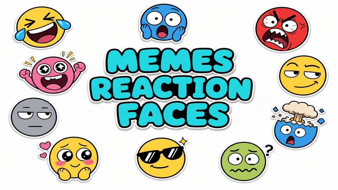 Memes Reaction Faces custom cursor collection preview