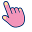 Meowtchi Pink Cat Cursor pointer cursor