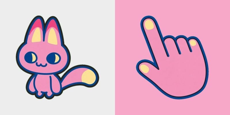 Meowtchi Pink Cat Cursor