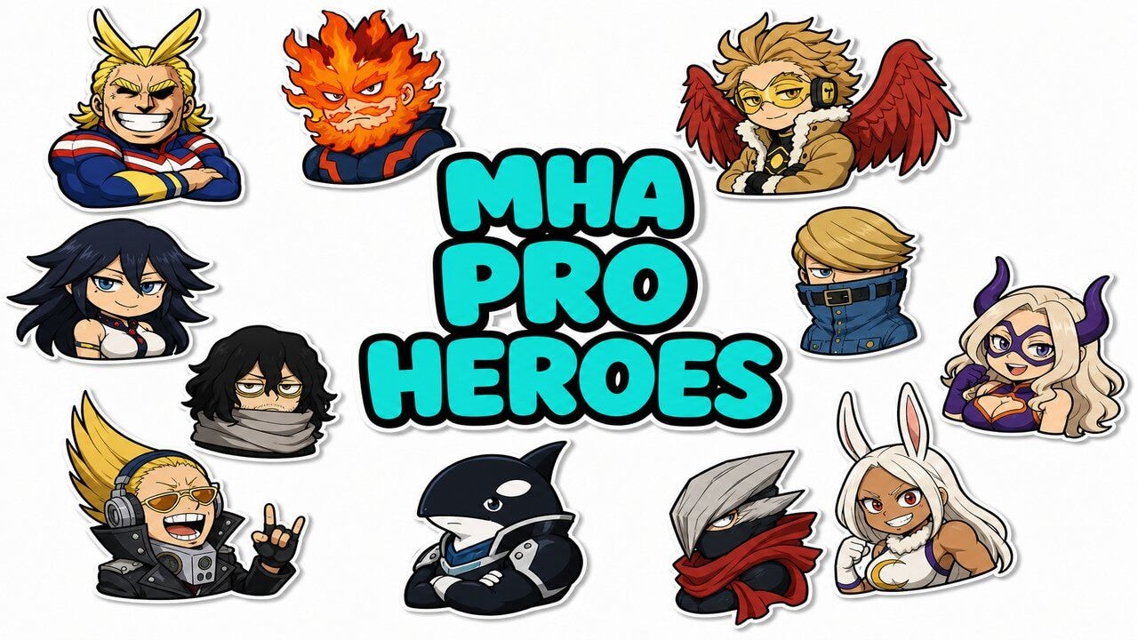 MHA Pro Heroes custom cursor collection preview