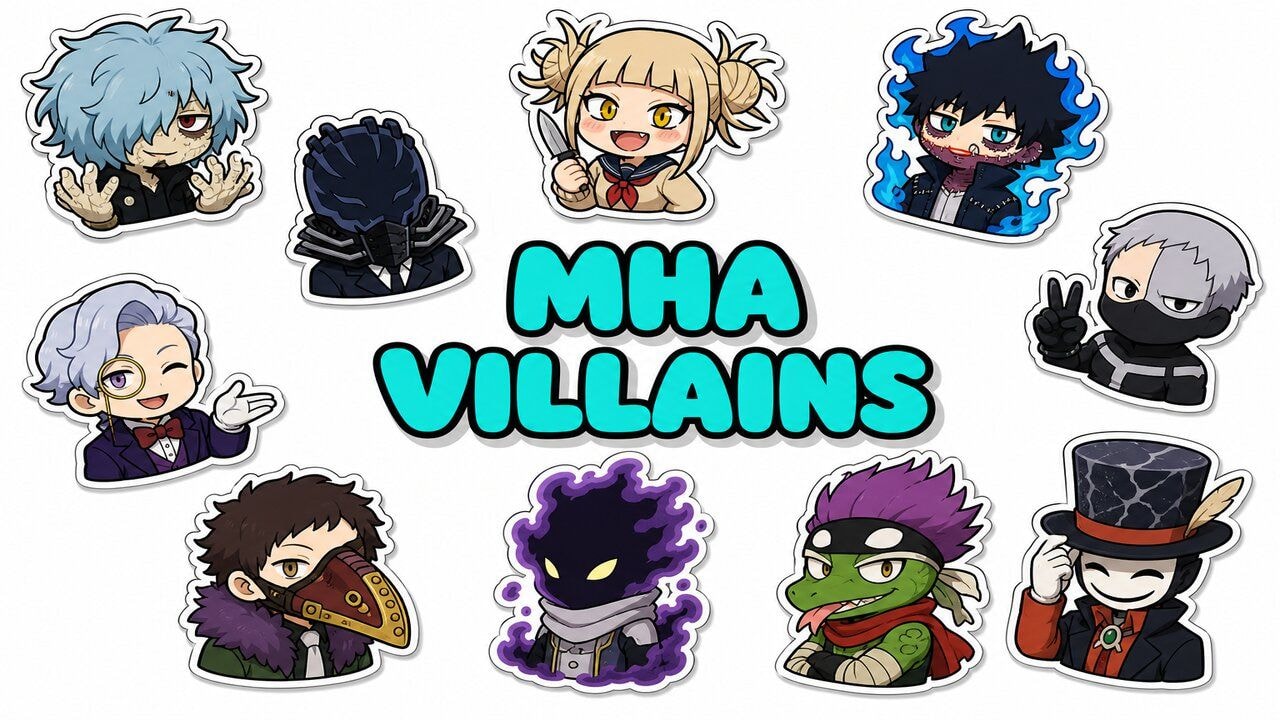 MHA Villains custom cursor collection preview