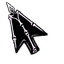 Midnight Bat Claw Cursor default cursor