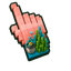 Minecraft Axolotl Voxel pointer cursor