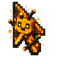 Minecraft Blaze Voxel default cursor