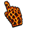 Minecraft Blaze Voxel pointer cursor