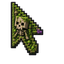 Minecraft Bogged Voxel default cursor