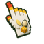 Minecraft Chicken Voxel pointer cursor