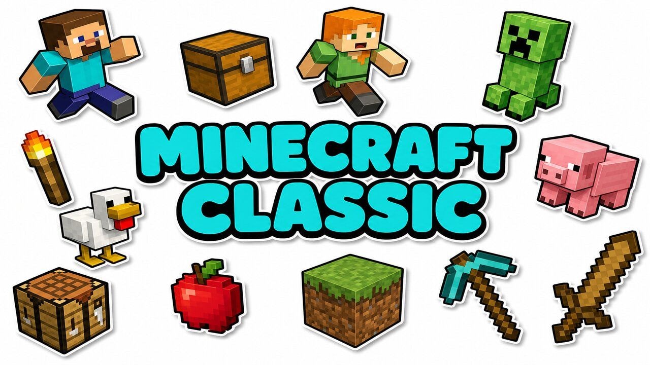 Minecraft Classic custom cursor collection preview