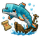 Minecraft Dolphin Voxel default cursor