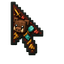 Minecraft Hoglin Voxel default cursor