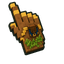 Minecraft Horse Voxel pointer cursor