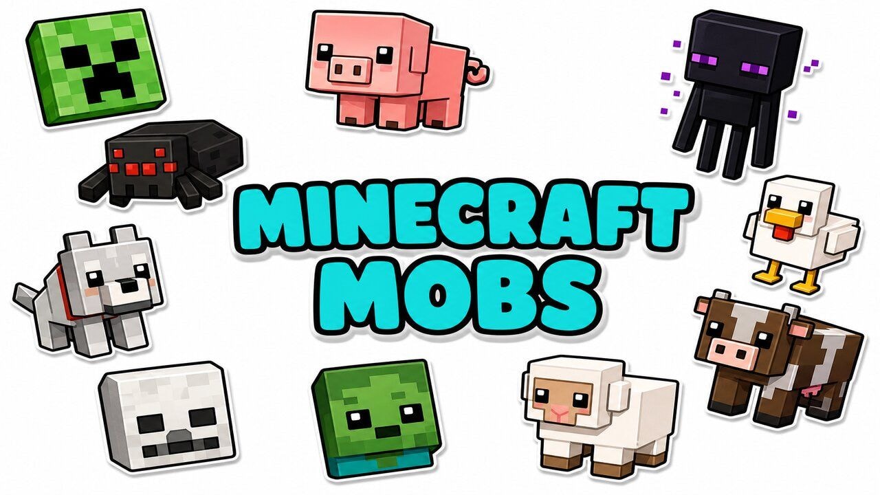 Minecraft Mobs custom cursor collection preview