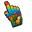 Minecraft Parrot Voxel pointer cursor