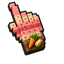 Minecraft Pig Voxel pointer cursor