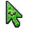 Minecraft Slime Voxel default cursor