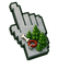 Minecraft Wolf Voxel pointer cursor