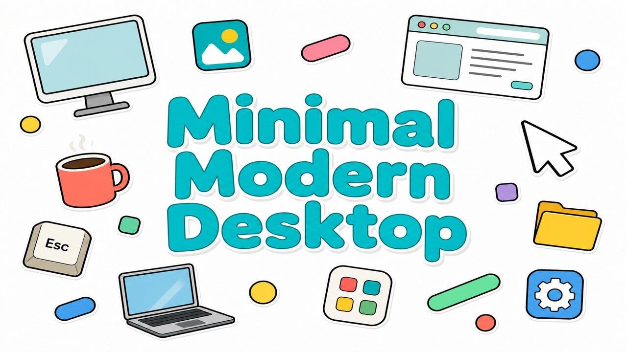 Minimal Modern Desktop custom cursor collection preview