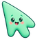 Mint Plush Buddy default cursor
