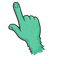 Mint Spiral Horn Monster Cursor pointer cursor