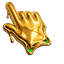 Molten Gold Chrome Cursor pointer cursor