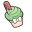 Monika DDLC Cupcake Cursor pointer cursor