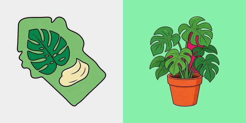 Monstera Leaf Pot