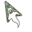 Mossy Gravestone Hug Cursor default cursor