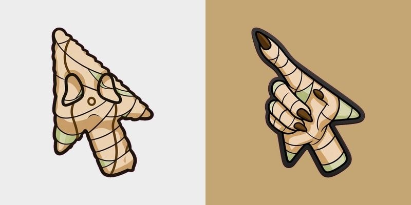 Mummy Head Mask Cursor