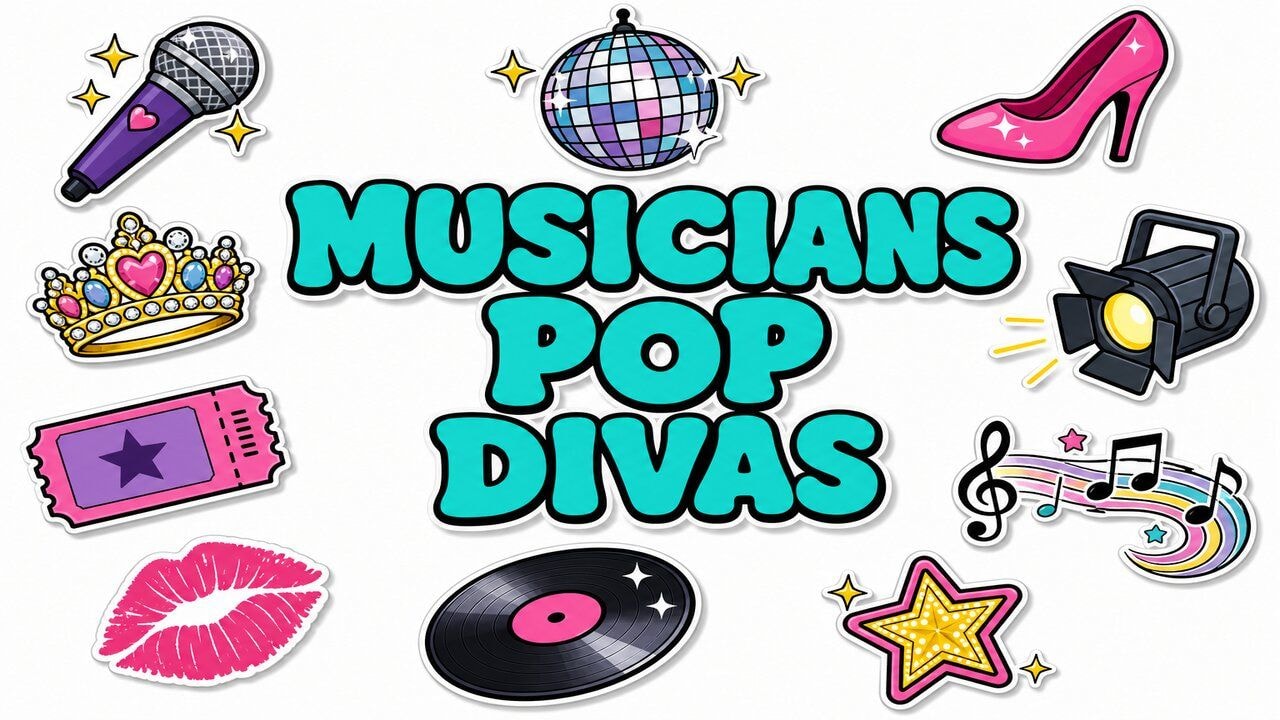 Musicians Pop Divas custom cursor collection preview