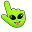 Mysterious Alien Kawaii pointer cursor