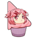 Natsuki DDLC Cupcake Cursor default cursor