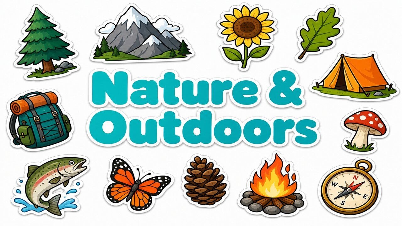 Nature & Outdoors custom cursor collection preview