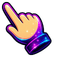 Nebula Darkspine pointer cursor