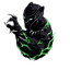 Neon Emerald Vibranium pointer cursor