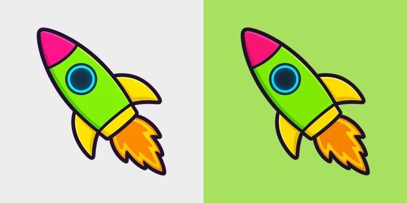 Neon Lime Rocket