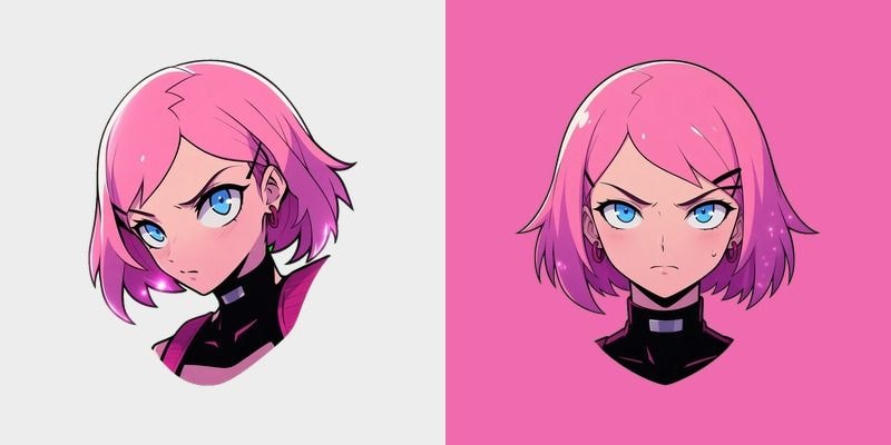 Neon Pink Hero Cursor cursor preview