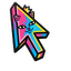 Neon Spray Can Cursor default cursor