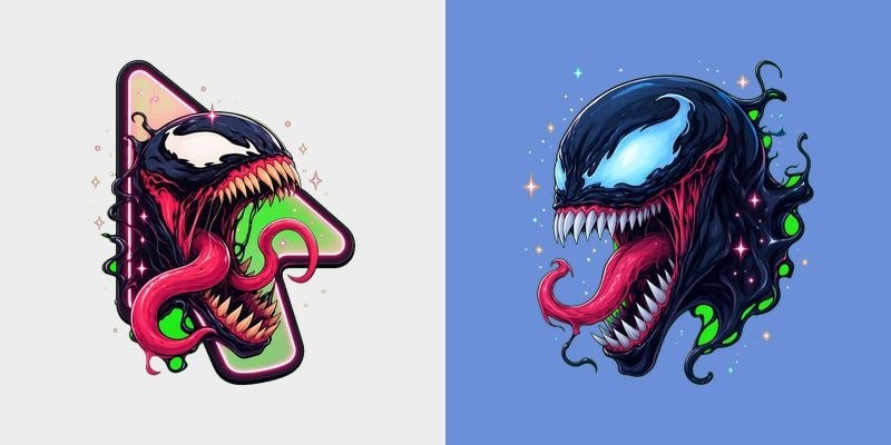 Neon Symbiote Clash Cursor