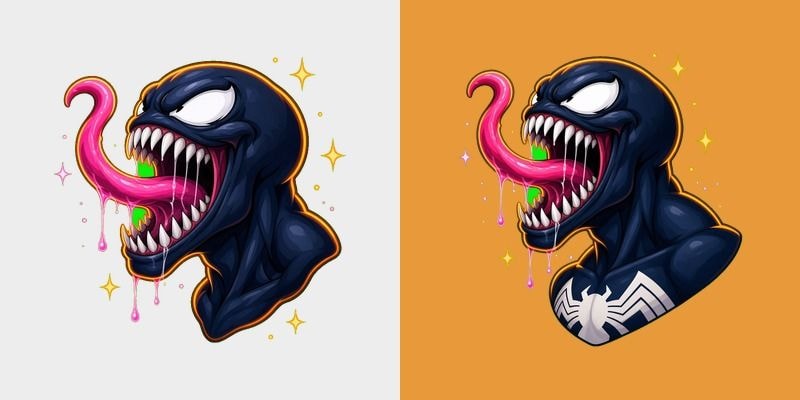 Neon Symbiote Roar Cursor cursor preview