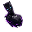 Neon Violet Panther Cursor default cursor