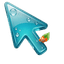 Ocean Bubble Glass Cursor default cursor