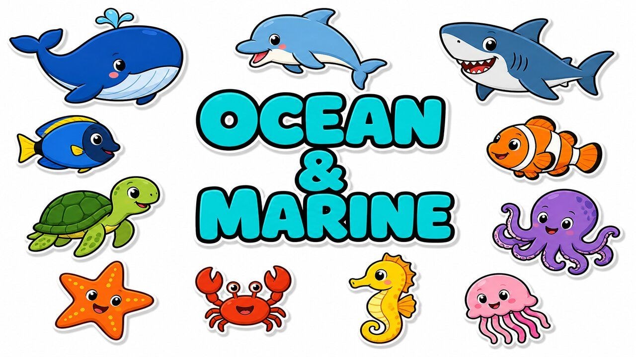 Ocean & Marine custom cursor collection preview