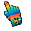 Ocean Voxel Bee pointer cursor