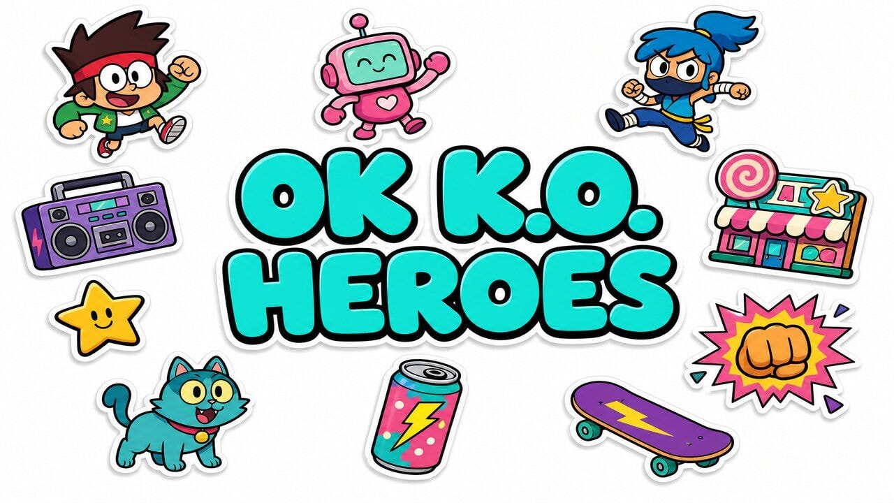OK KO Heroes custom cursor collection preview