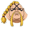 One Piece Queen Gatling Cursor pointer cursor