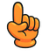 Orange Eye Bubbly Cursor pointer cursor