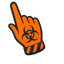 Orange Hazmat Biohazard pointer cursor