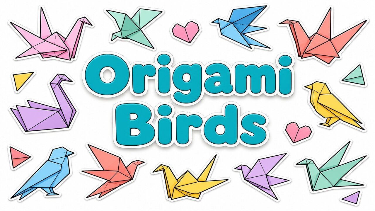 Origami Birds custom cursor collection preview
