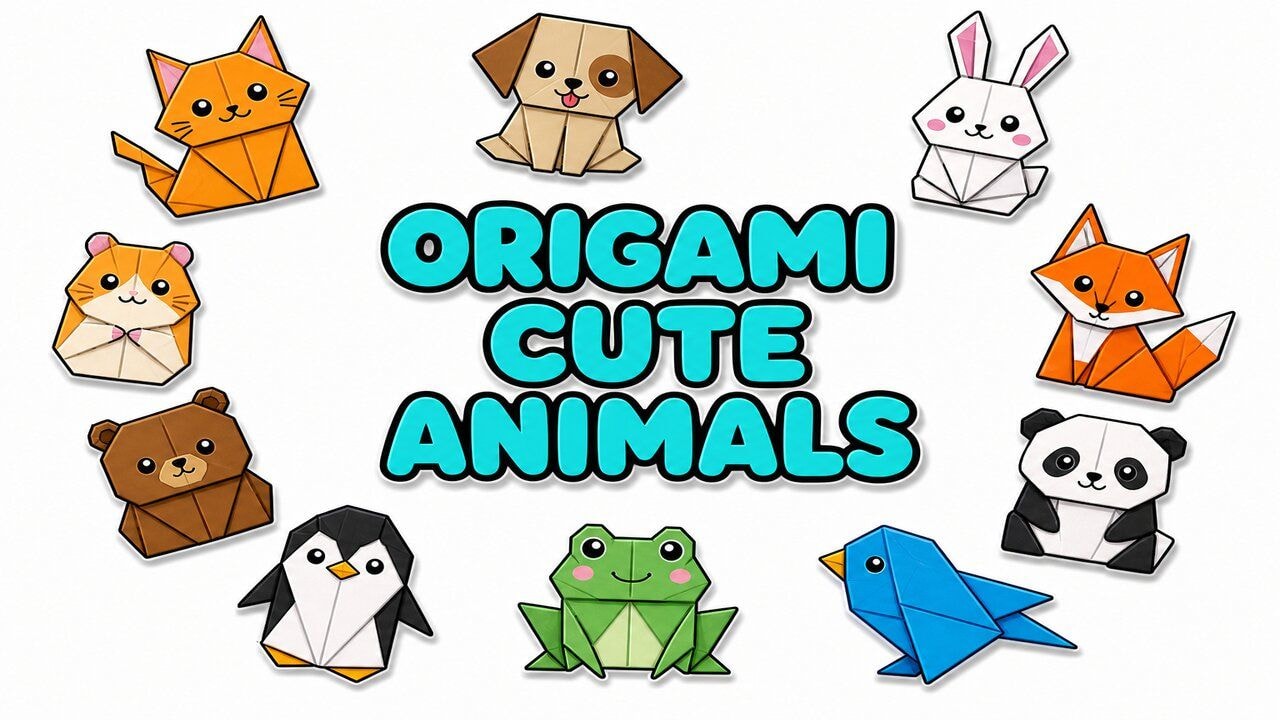 Origami Cute Animals custom cursor collection preview