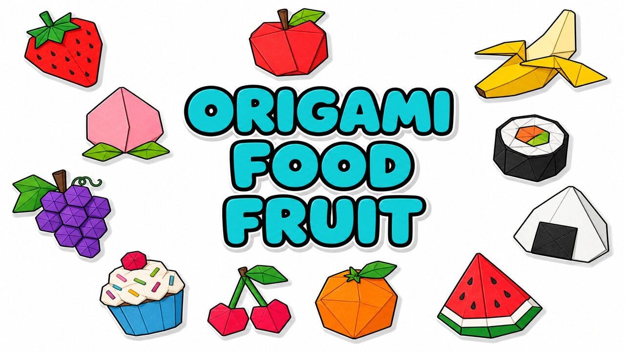 Origami Food & Fruit custom cursor collection preview